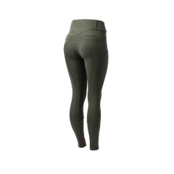 Pantalon fond intégral grip toutes saisons Horze Mira Vert scarabée