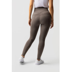 Pantalon fond intégral grip toutes saisons Horze Mira Marron morille