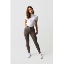 Pantalon fond intégral grip toutes saisons Horze Mira Marron morille