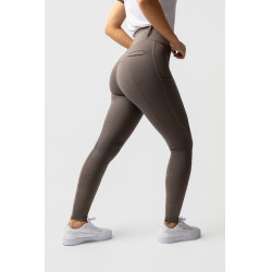 Pantalon fond intégral grip toutes saisons Horze Mira Marron morille