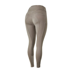 Pantalon fond intégral grip toutes saisons Horze Mira Marron morille