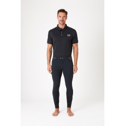 Pantalon d'équitation à basanes B Vertigo Damien homme Gris anthracité foncé