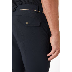 Pantalon d'équitation à basanes B Vertigo Damien homme Gris anthracité foncé