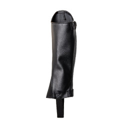 Mini-chaps Horze Portland enfant à lanière Noir