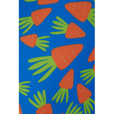 Masque anti-mouches Horze élastique à enfiler Orange carotte Motifs