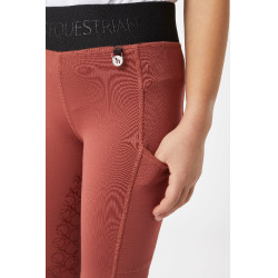 Legging d'équitation silicone Horze Leighton Ado