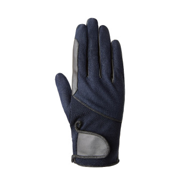 Gants d'équitation été Horze Leni femme Marine foncé Bleu Gants d'équitation été Horze Leni femme Marine foncé Bleu