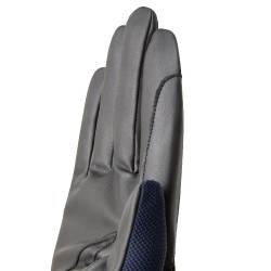 Gants d'équitation été Horze Leni femme Marine foncé Bleu Gants d'équitation été Horze Leni femme Marine foncé Bleu