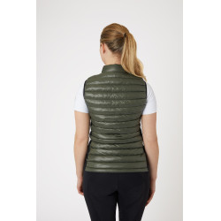 Doudoune sans manches d'équitation ultra légère B Vertigo Sia femme Vert lierre