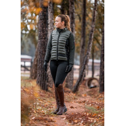 Doudoune sans manches d'équitation ultra légère B Vertigo Sia femme Vert lierre