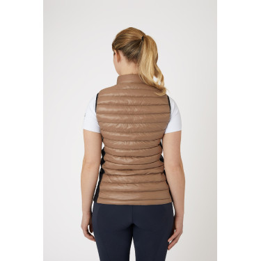 Doudoune sans manches d'équitation ultra légère B Vertigo Sia femme Biscuit au gingembre Beige
