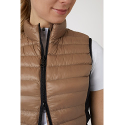 Doudoune sans manches d'équitation ultra légère B Vertigo Sia femme Biscuit au gingembre Beige