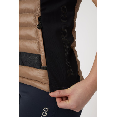Doudoune sans manches d'équitation ultra légère B Vertigo Sia femme Biscuit au gingembre Beige