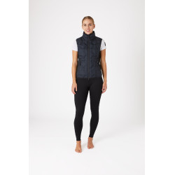 Doudoune sans manches d'équitation Horze Shelly femme Marine foncé Bleu Doudoune sans manches d'équitation Horze Shelly femme Marine foncé Bleu