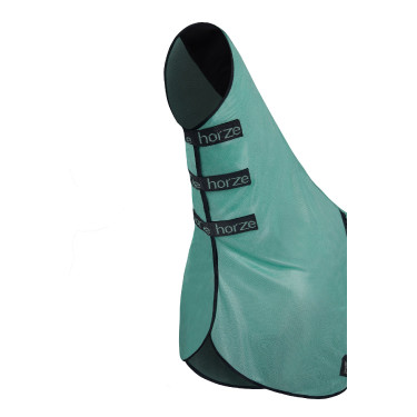 Couverture anti-mouches pour monter à cheval Horze Paso Fino avec couvre-cou amovible et protection UV Vert ruisseau Couverture anti-mouches pour monter à cheval Horze Paso Fino avec couvre-cou amovible et protection UV Vert ruisseau