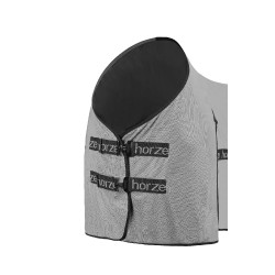 Couverture anti-mouches Horze Paso Fino avec protection UV Gris titane