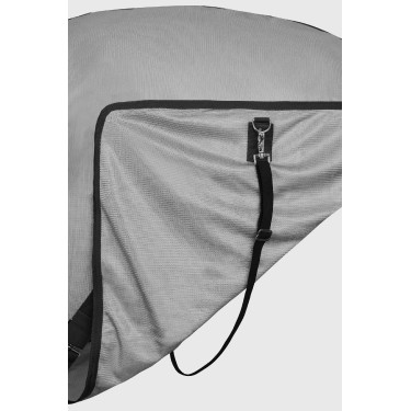 Couverture anti-mouches Horze Paso Fino avec protection UV Gris titane