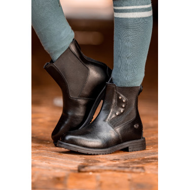 Boots Horze Portland strass enfant Noir Boots Horze Portland strass enfant Noir