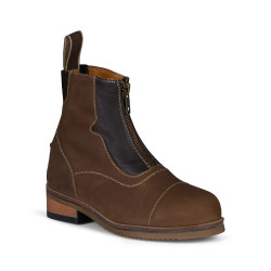 Boots Horze Seville enfant fermeture à glissière avant Marron
