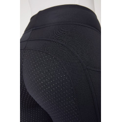 Legging Horze hiver Active fond intégral Grip poche téléphone femme Bleu marine foncé