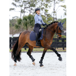 Tapis de dressage LeMieux Square tissu mesh Air-Tek Shadow Bleu Tapis de dressage LeMieux Square tissu mesh Air-Tek Shadow Bleu