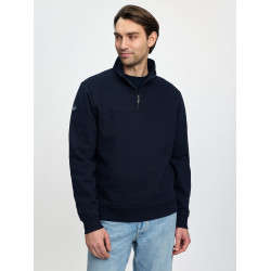 Sweat col zippé LeMieux homme Marine Bleu marine