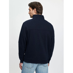 Sweat col zippé LeMieux homme Marine Bleu marine