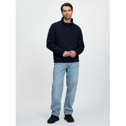 Sweat col zippé LeMieux homme Marine Bleu marine