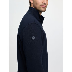 Sweat col zippé LeMieux homme Marine Bleu marine