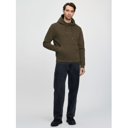 Sweat à capuche LeMieux homme Alpine Marron