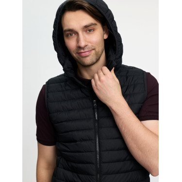 Doudoune sans manches à capuche LeMieux homme Noir