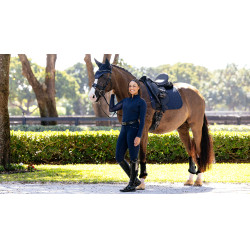 Tapis de dressage LeMieux Essence Square Marine Bleu marine