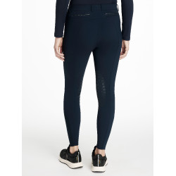 Pantalon d'équitation à basanes silicone Imogen Marine Bleu marine