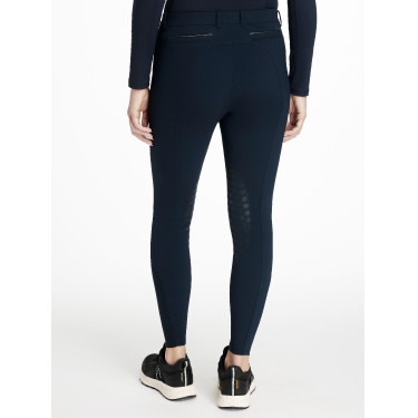 Pantalon d'équitation à basanes silicone Imogen Marine Bleu marine