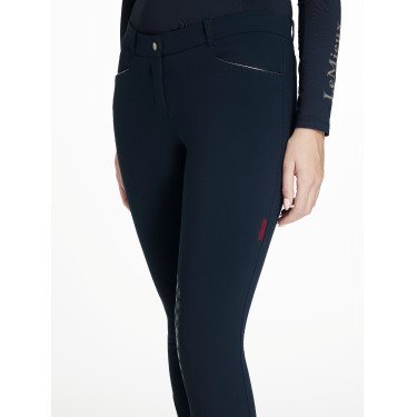Pantalon d'équitation à basanes silicone Imogen Marine Bleu marine