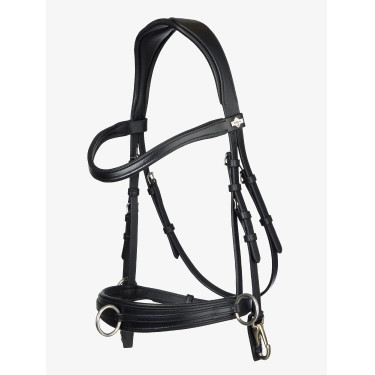 Caveçon en cuir polyvalent noir LeMieux Caveçon en cuir polyvalent noir LeMieux