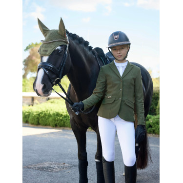 Veste de concours LeMieux Kennedy Young Rider Vert pin Veste de concours LeMieux Kennedy Young Rider Vert pin