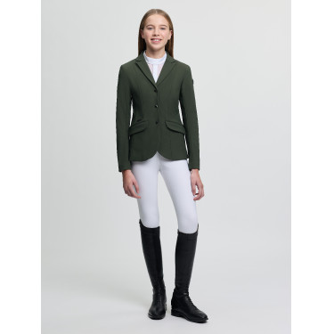 Veste de concours LeMieux Kennedy Young Rider Vert pin Veste de concours LeMieux Kennedy Young Rider Vert pin