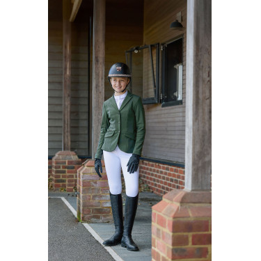 Veste de concours LeMieux Kennedy Young Rider Vert pin Veste de concours LeMieux Kennedy Young Rider Vert pin