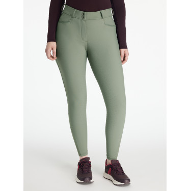 Pantalon LeMieux Isabelle full grip femme Rosemary Vert
