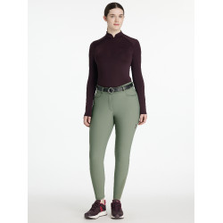 Pantalon LeMieux Isabelle full grip femme Rosemary Vert