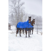 Couverture Equi-Theme Tyrex 1200D Aisance High Neck Bleu / noir Couverture Equi-Theme Tyrex 1200D Aisance High Neck Bleu / noir