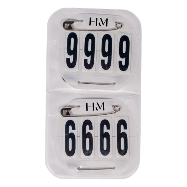 Numéros de départ HKM Classic Blanc