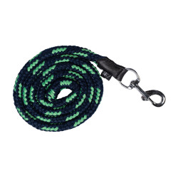 Longe HKM Maui avec mousqueton Bleu foncé / vert Multi-couleurs Longe HKM Maui avec mousqueton Bleu foncé / vert Multi-couleurs