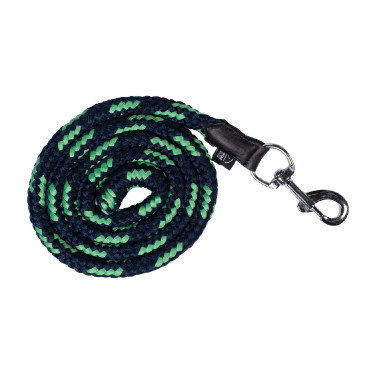 Longe HKM Maui avec mousqueton Bleu foncé / vert Multi-couleurs Longe HKM Maui avec mousqueton Bleu foncé / vert Multi-couleurs