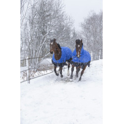 Couverture Equi-Theme Tyrex 1200D Aisance High Neck Bleu / noir Couverture Equi-Theme Tyrex 1200D Aisance High Neck Bleu / noir