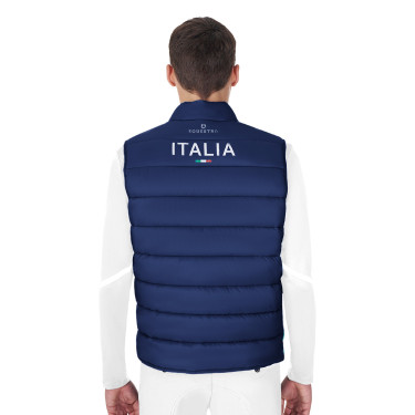 Gilet d’équitation homme Equestro x FISE, coupe slim Gilet d’équitation homme Equestro x FISE, coupe slim
