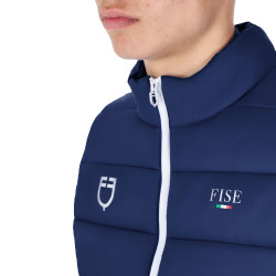 Gilet d’équitation homme Equestro x FISE, coupe slim Gilet d’équitation homme Equestro x FISE, coupe slim