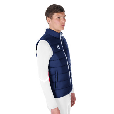 Gilet d’équitation homme Equestro x FISE, coupe slim Gilet d’équitation homme Equestro x FISE, coupe slim