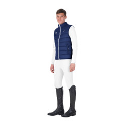 Gilet d’équitation homme Equestro x FISE, coupe slim Gilet d’équitation homme Equestro x FISE, coupe slim